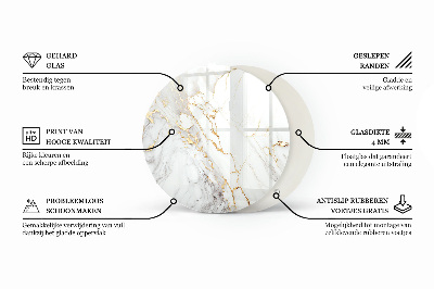 Edzett üveglap Beton textúra karcolásokkal