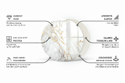Edzett üveglap Beton textúra karcolásokkal