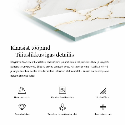 Téglalap alakú asztallap Ökológiai fa szerkezet