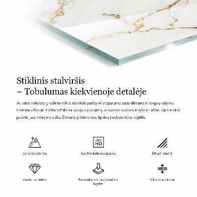 Téglalap alakú asztallap Ökológiai fa szerkezet