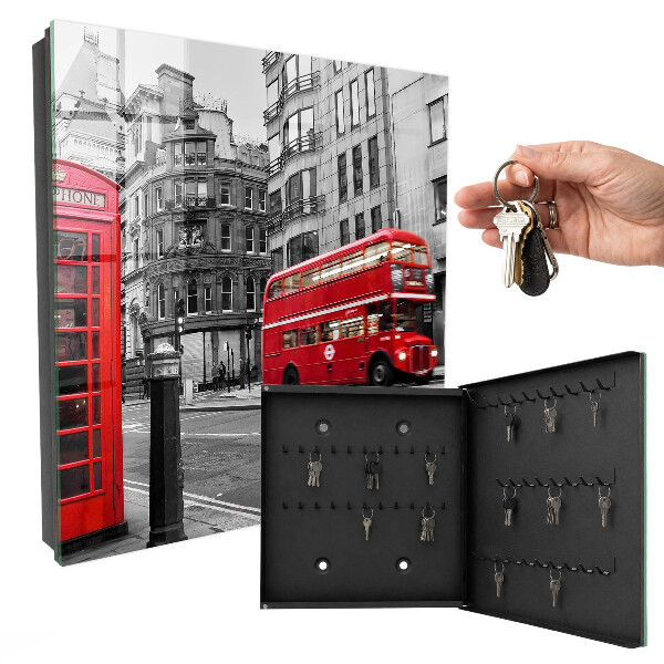 Modern kulcstartó szekrény London kontrasztja