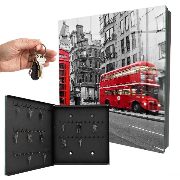 Modern kulcstartó szekrény London kontrasztja