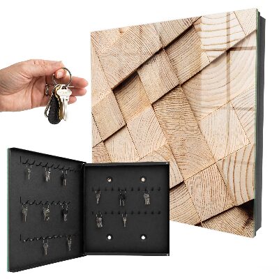 Kulcstartó doboz Fa textúra