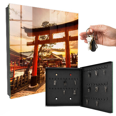 Modern kulcstartó szekrény Japán kapu