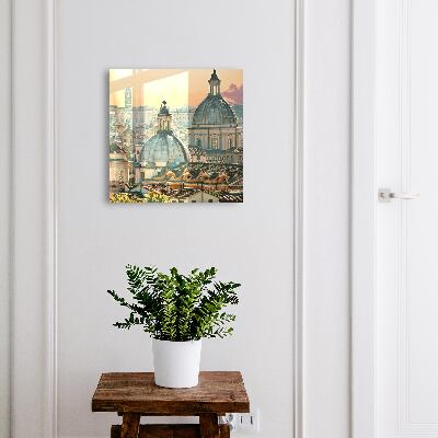 Kulcstartó doboz Városi táj