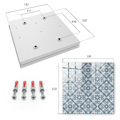 Modern kulcstartó szekrény Geometrikus elegancia