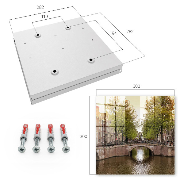 Kulcstartó doboz Városi csatorna
