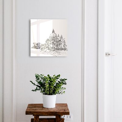 Modern kulcstartó szekrény Velencei vonalak