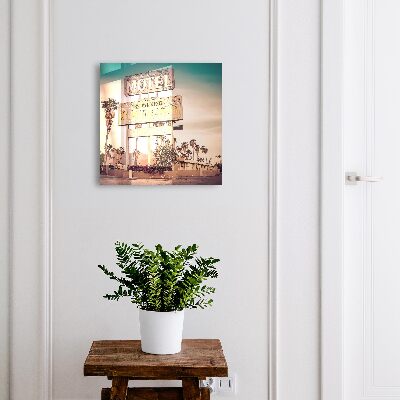 Modern kulcstartó szekrény Retro motel