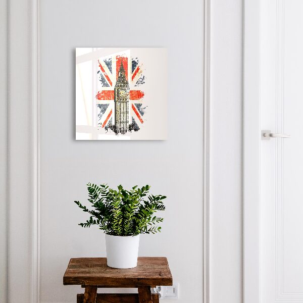 Modern kulcstartó szekrény Brit szimbólum