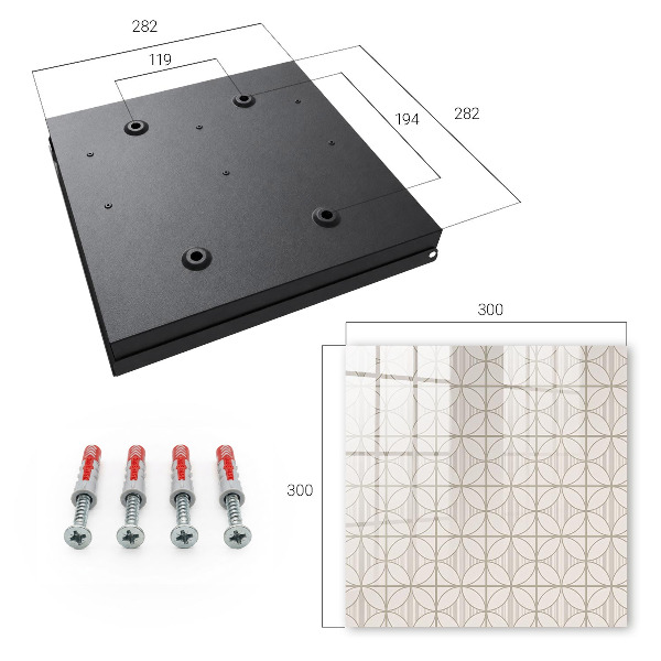 Kulcstartó doboz Elegáns geometria
