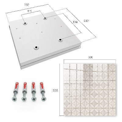 Kulcstartó doboz Elegáns geometria