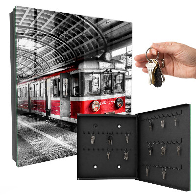 Modern kulcstartó szekrény Vasúti szimmetria