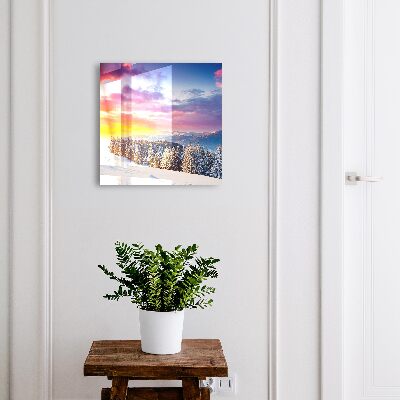 Kulcstartó doboz Téli naplemente