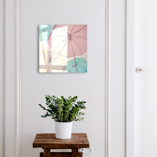 Kulcstartó doboz Pasztellszínű esernyők