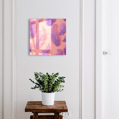 Kulcstartó doboz Lila tollak