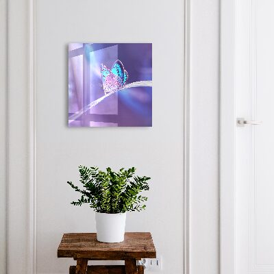 Modern kulcstartó szekrény Színes pillangó