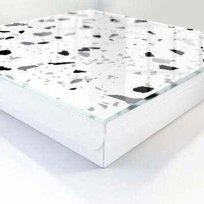 Modern kulcstartó szekrény Monokróm terrazzo