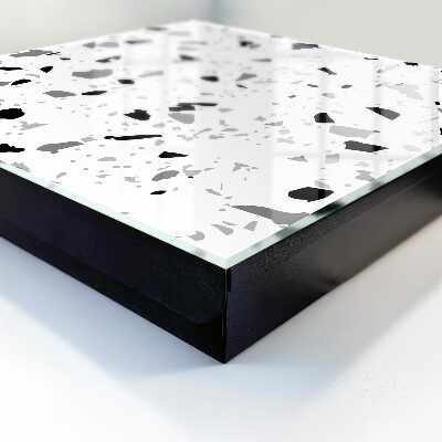 Modern kulcstartó szekrény Monokróm terrazzo