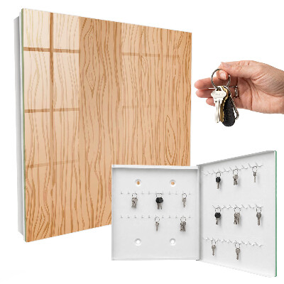Modern kulcstartó szekrény Fa textúra