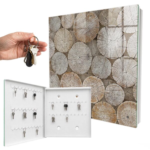 Modern kulcstartó szekrény Fa kerekek