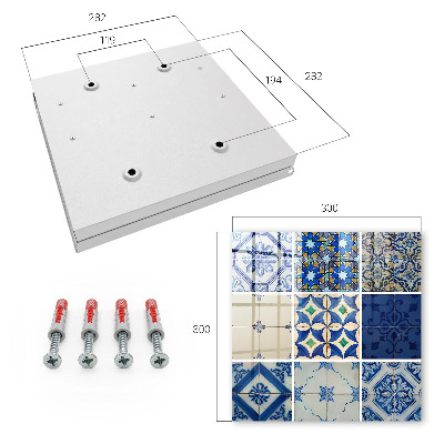 Kulcstartó doboz Azulejos csempék