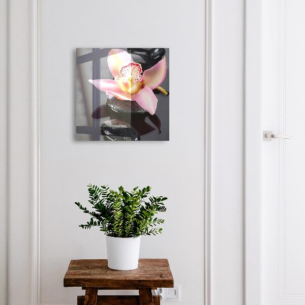 Modern kulcstartó szekrény Orchidea kövek