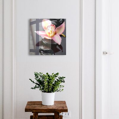 Modern kulcstartó szekrény Orchidea kövek