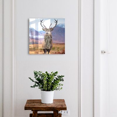 Kulcstartó doboz Szarvasok a hegyekben