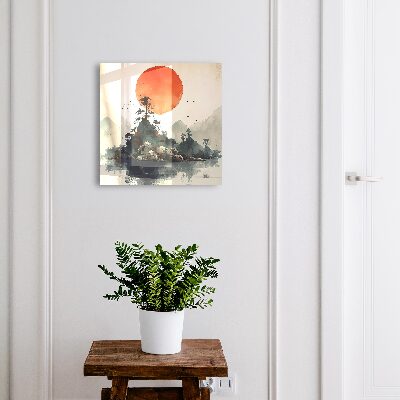 Modern kulcstartó szekrény Hegyi táj