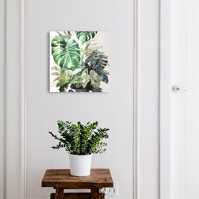 Modern kulcstartó szekrény Egzotikus levelek