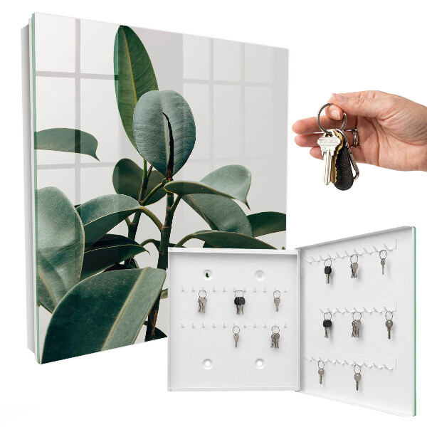 Modern kulcstartó szekrény Fikusz levelek