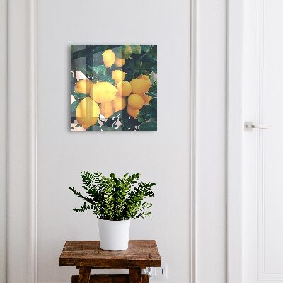 Modern kulcstartó szekrény Zöld levelek
