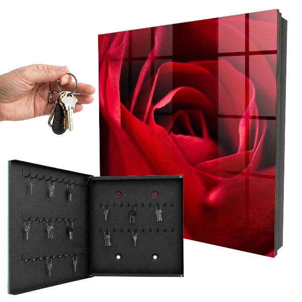 Modern kulcstartó szekrény Rózsa közeli kép
