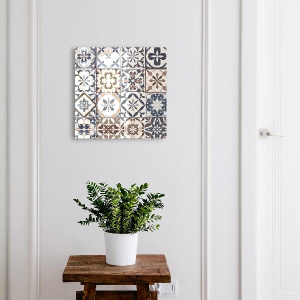 Modern kulcstartó szekrény Arabesque mozaik