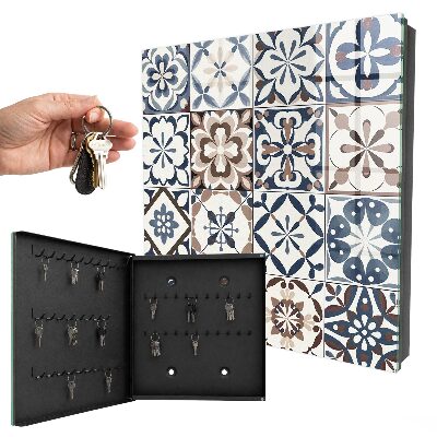 Modern kulcstartó szekrény Arabesque mozaik