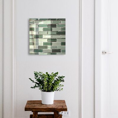 Modern kulcstartó szekrény Zöld fal