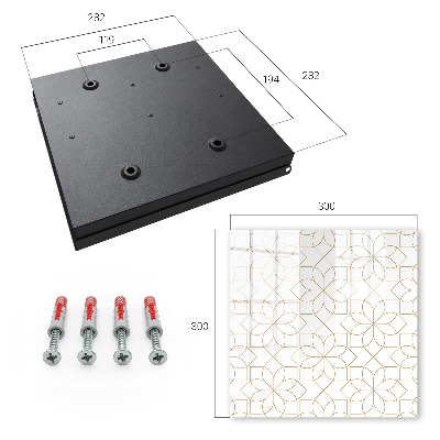 Kulcstartó doboz Virágminta