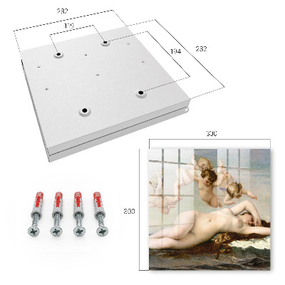 Kulcstartó doboz Vénusz születése Alexandre Cabanel