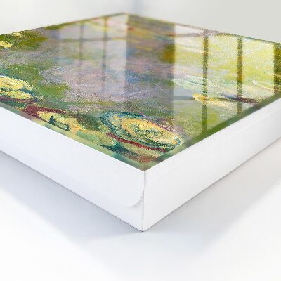 Modern kulcstartó szekrény Claude Monet vízililiomai