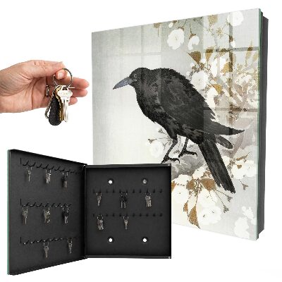 Modern kulcstartó szekrény Fekete Holló