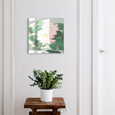 Modern kulcstartó szekrény Tavirózsák