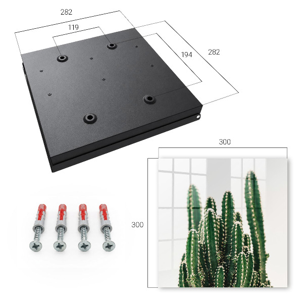 Kulcstartó doboz Zöld kaktuszok