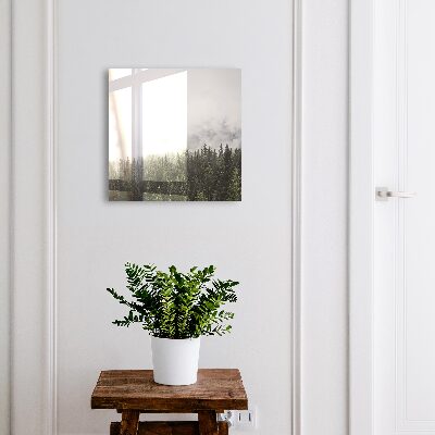 Modern kulcstartó szekrény Ködös fenyők