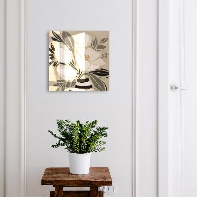 Modern kulcstartó szekrény Virágos minimalizmus