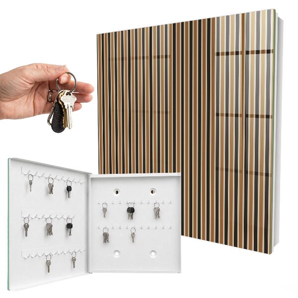 Modern kulcstartó szekrény Minimalista csíkok