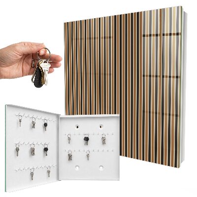 Modern kulcstartó szekrény Minimalista csíkok