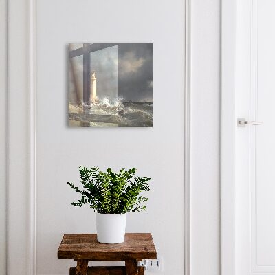 Modern kulcstartó szekrény Viharos tenger