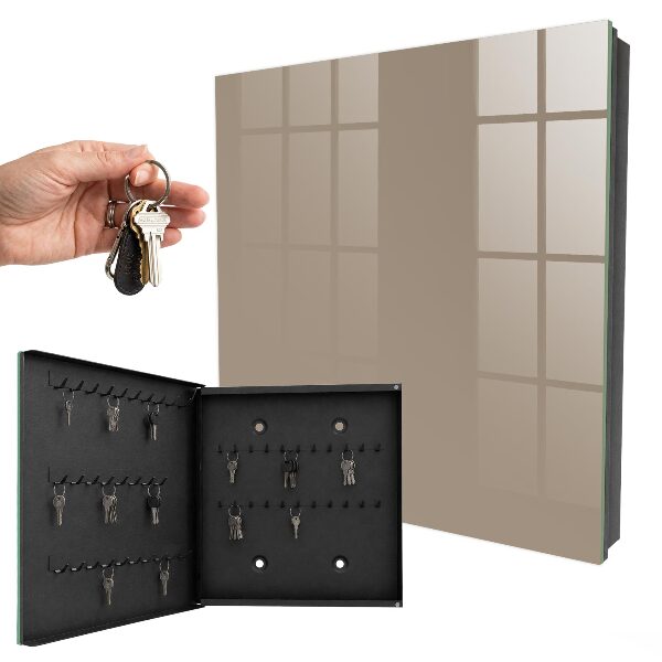 Modern kulcstartó szekrény Világosbarna