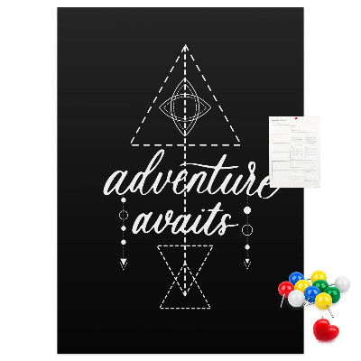 Fali parafa üzenőtábla Geometriai alakzatok minimalista stílusban